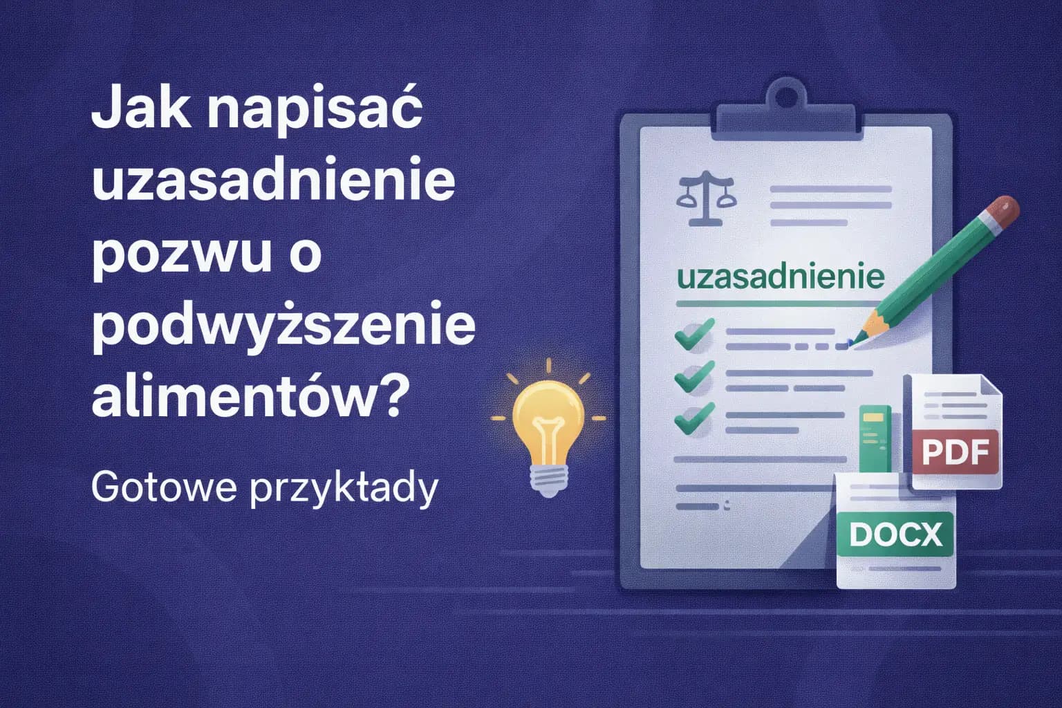 Jak napisać uzasadnienie pozwu o podwyższenie alimentów